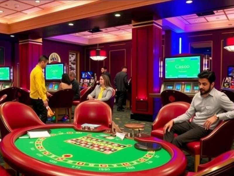 Security control room with monitors